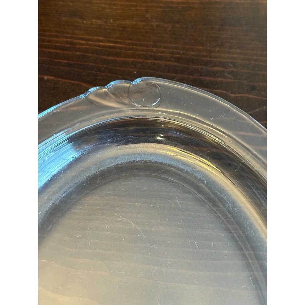 Vintage Pyrex #812 Blue Tint Oval Oven Broiler Baking Dish Serving Platter